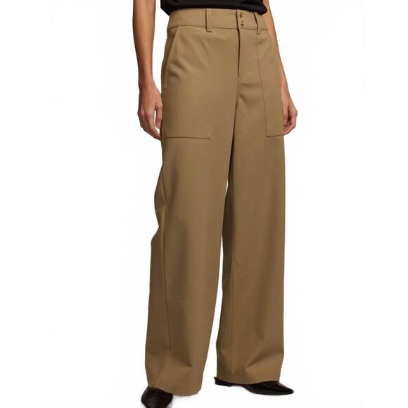 NEW HINSON WU kelly traveler's twill pants in khaki - Picture 3 of 3